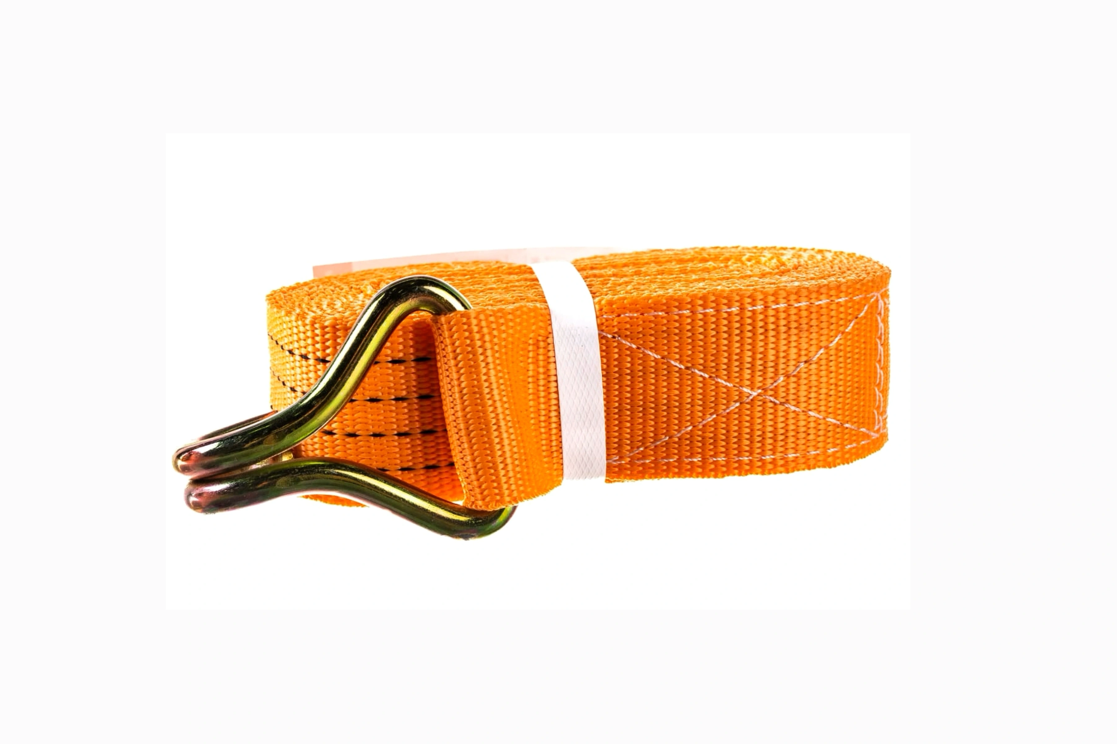 стяжной ремень с крюками и фиксатором, 25 мм 4м, 0,4/0,8 т